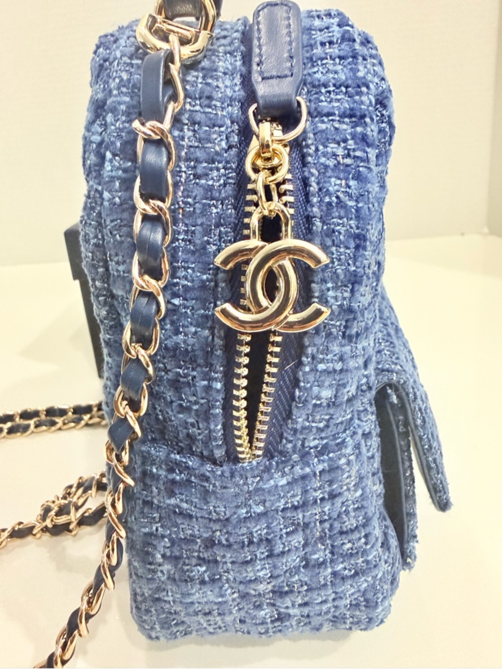 Blue Tweed CC Backpack - Picture 8 of 10